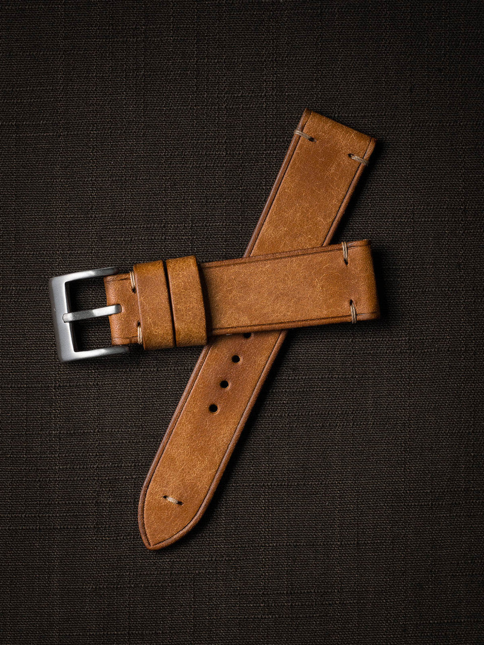 "Astor" Butterscotch Leather Watch Strap