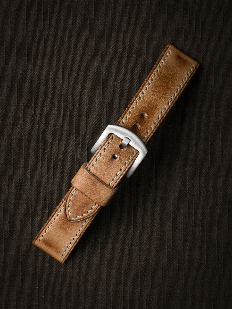 "Axel" Natural Vintage Leather Watch Strap