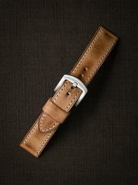 "Axel" Natural Vintage Leather Watch Strap