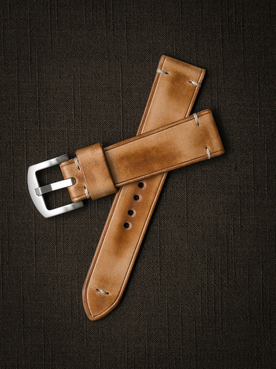 "Berkshire" Butterscotch Leather Watch Strap