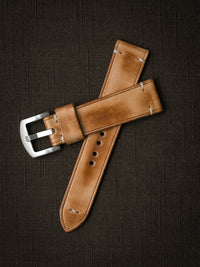 "Berkshire" Butterscotch Leather Watch Strap