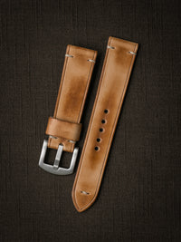 "Berkshire" Butterscotch Leather Watch Strap