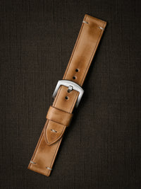 "Berkshire" Butterscotch Leather Watch Strap