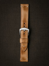 "Berkshire" Butterscotch Leather Watch Strap