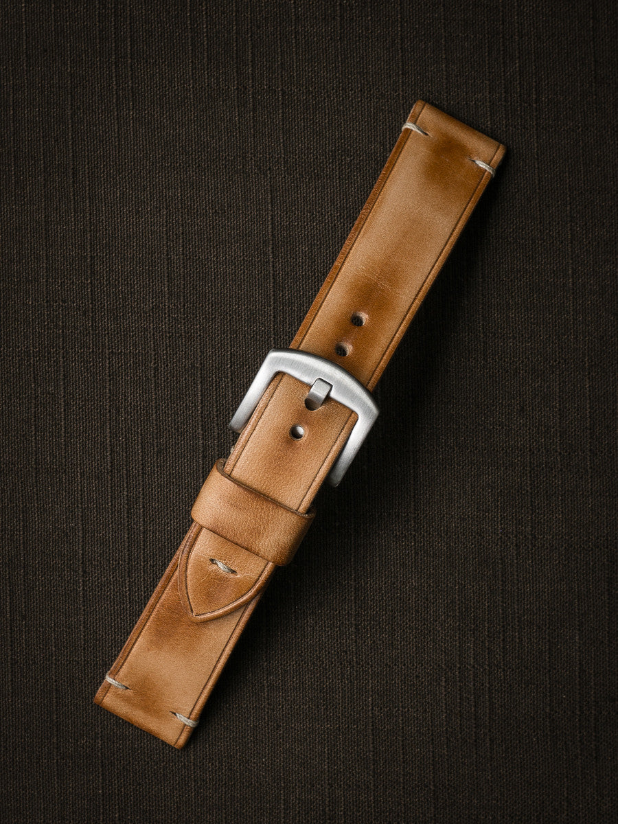 "Berkshire" Butterscotch Leather Watch Strap