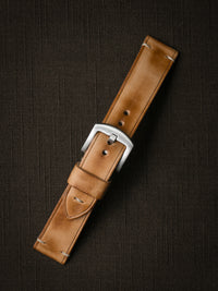 "Berkshire" Butterscotch Leather Watch Strap