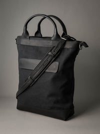Lennox Tote Bag - Black Canvas