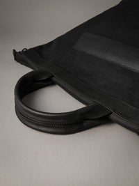 Lennox Tote Bag - Black Canvas