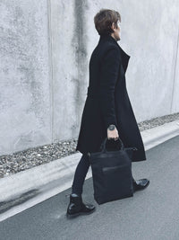 Lennox Tote Bag - Black Canvas