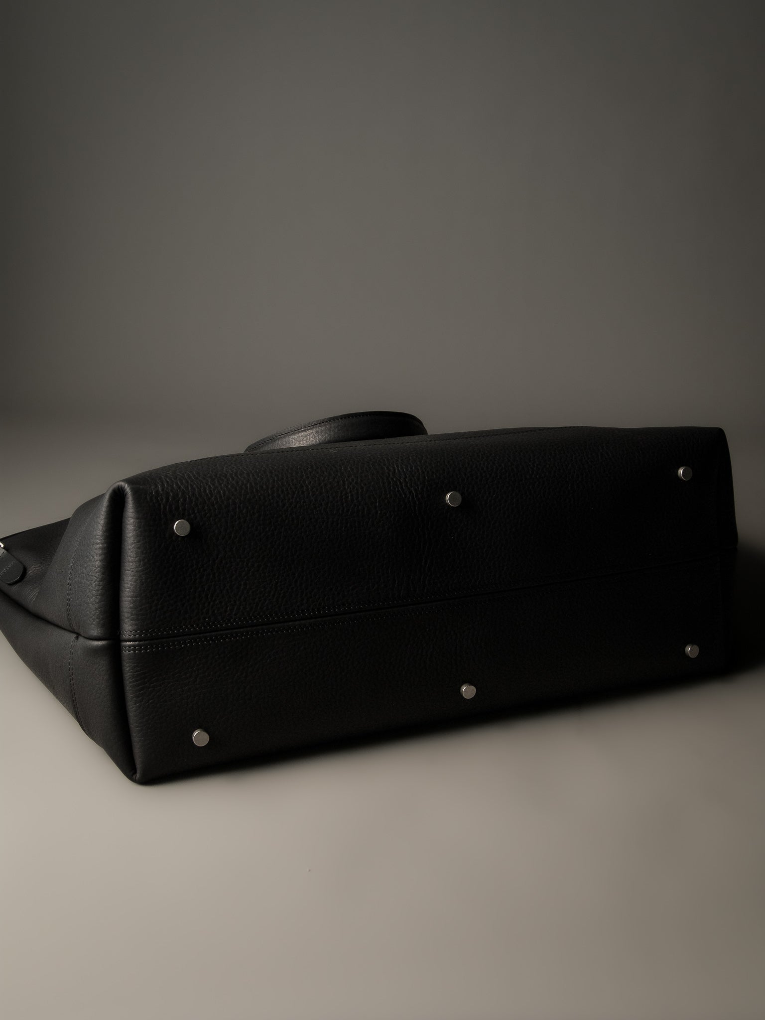 The Gramercy Weekender Bag - Black Leather