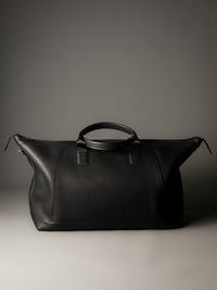 The Gramercy Weekender Bag - Black Leather