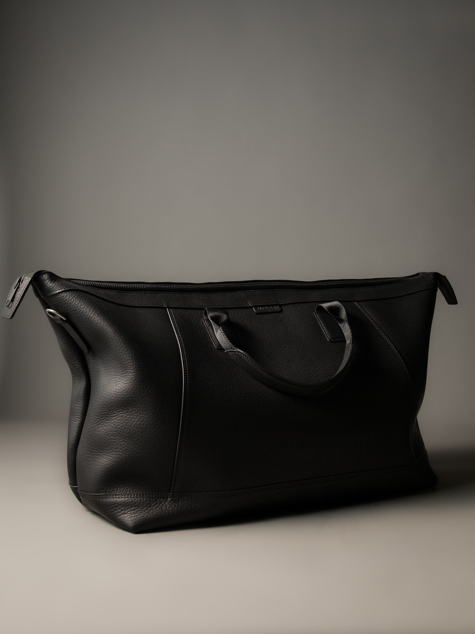 The Gramercy Weekender Bag - Black Leather