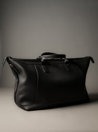 The Gramercy Weekender Bag - Black Leather