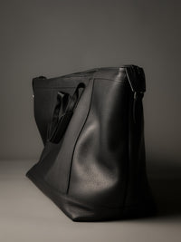 The Gramercy Weekender Bag - Black Leather