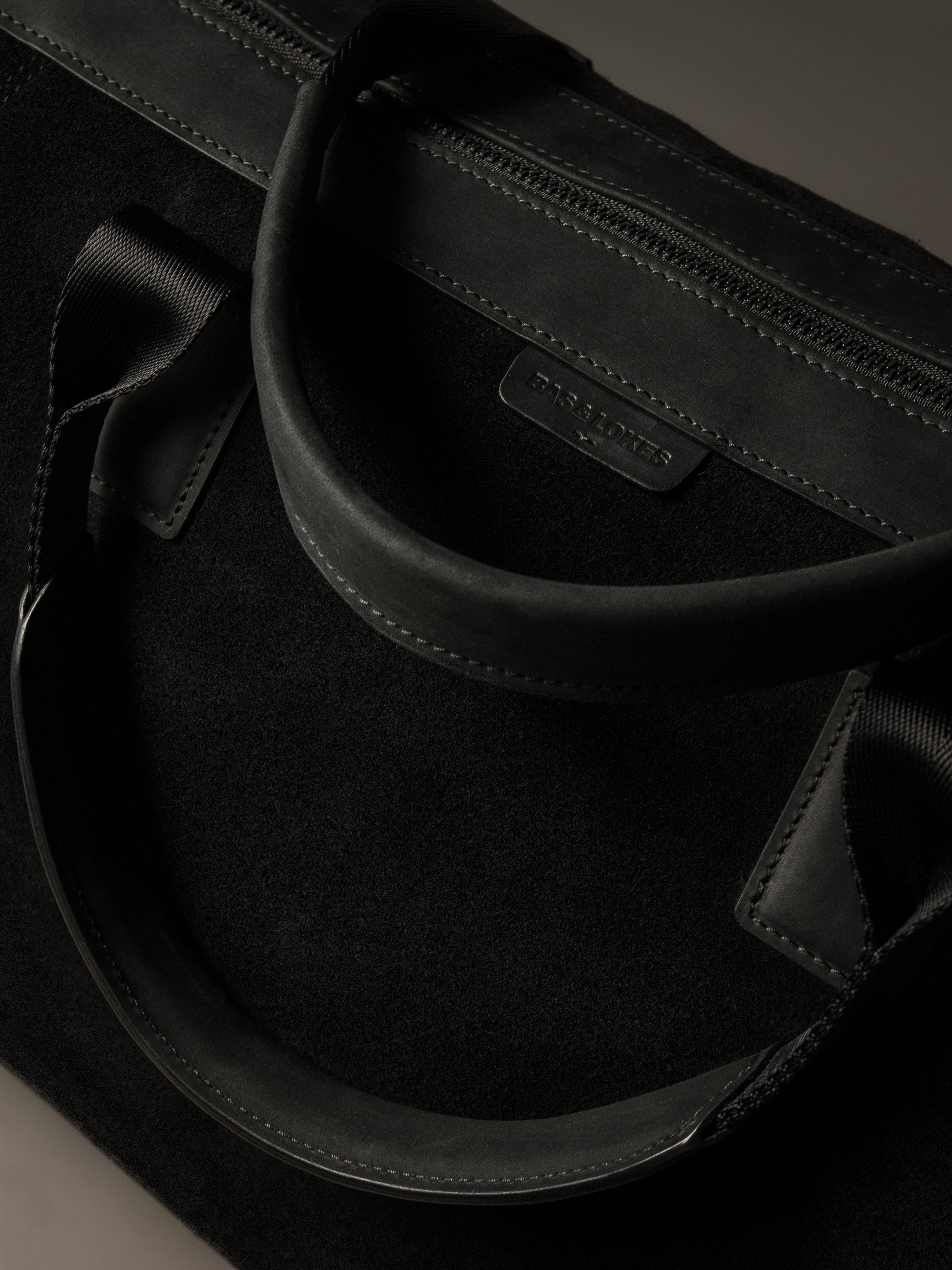 Gramercy Black Suede Weekender Bag (Limited to 3 Pieces)