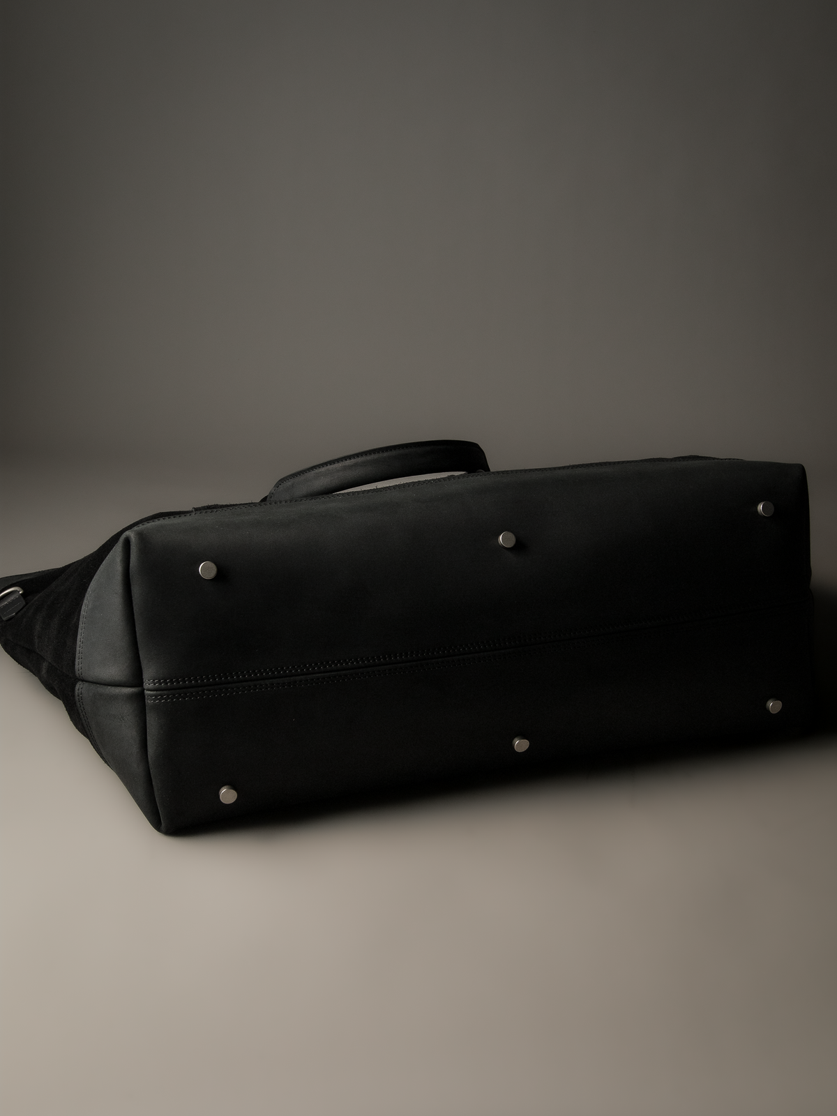 Gramercy Black Suede Weekender Bag (Limited to 3 Pieces)