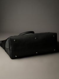Gramercy Black Suede Weekender Bag (Limited to 3 Pieces)