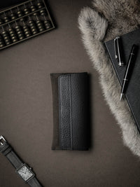 Lex Watch Pouch - Brown Suede