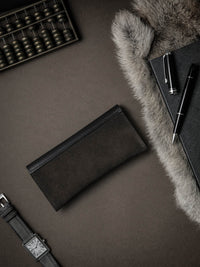 Lex Watch Pouch - Brown Suede