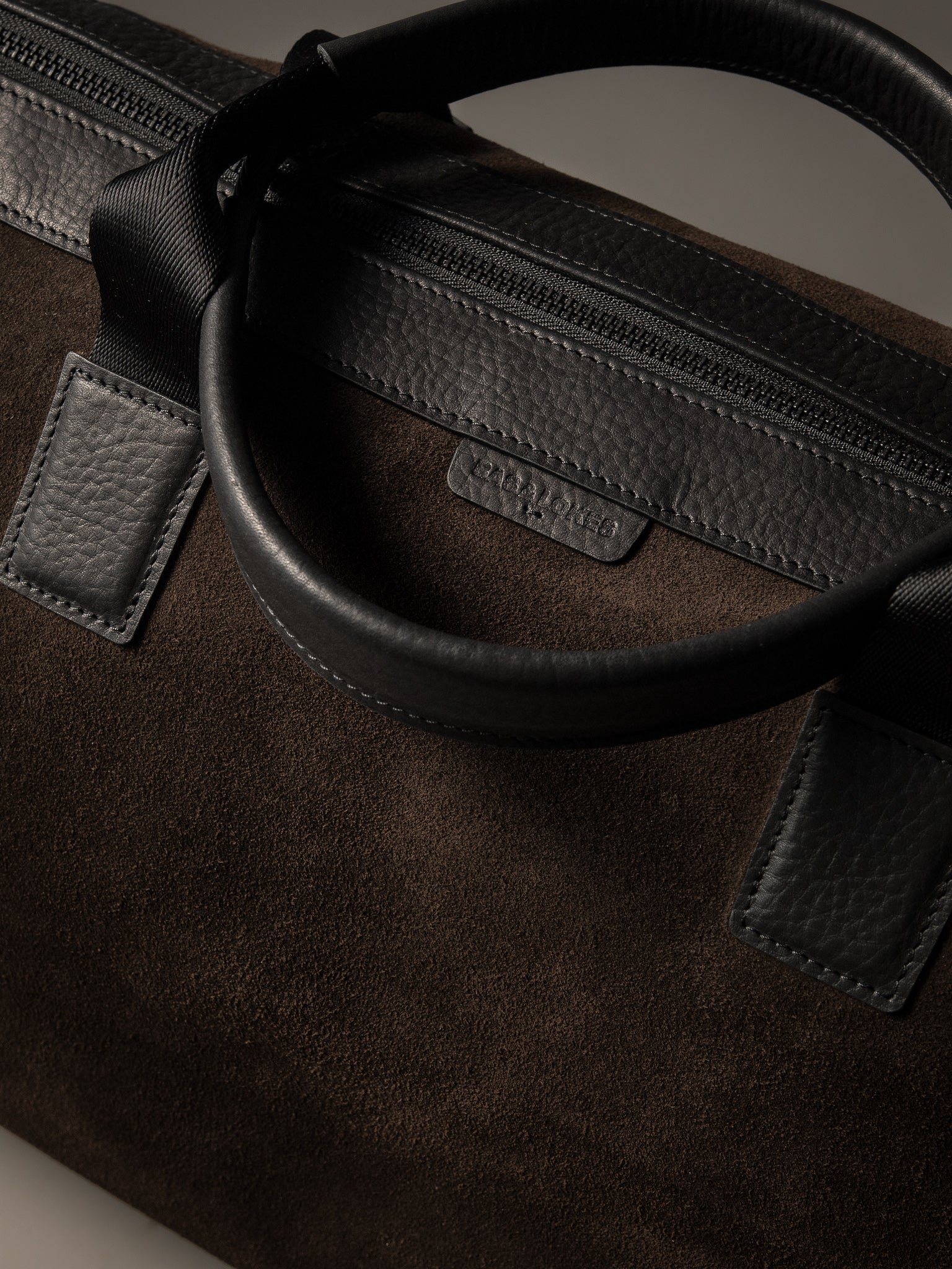 The Gramercy Weekender Bag - Brown Suede