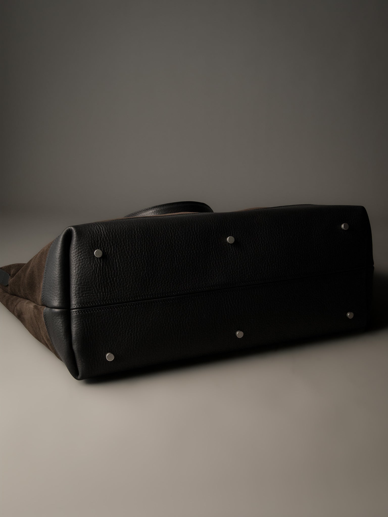 The Gramercy Weekender Bag - Brown Suede
