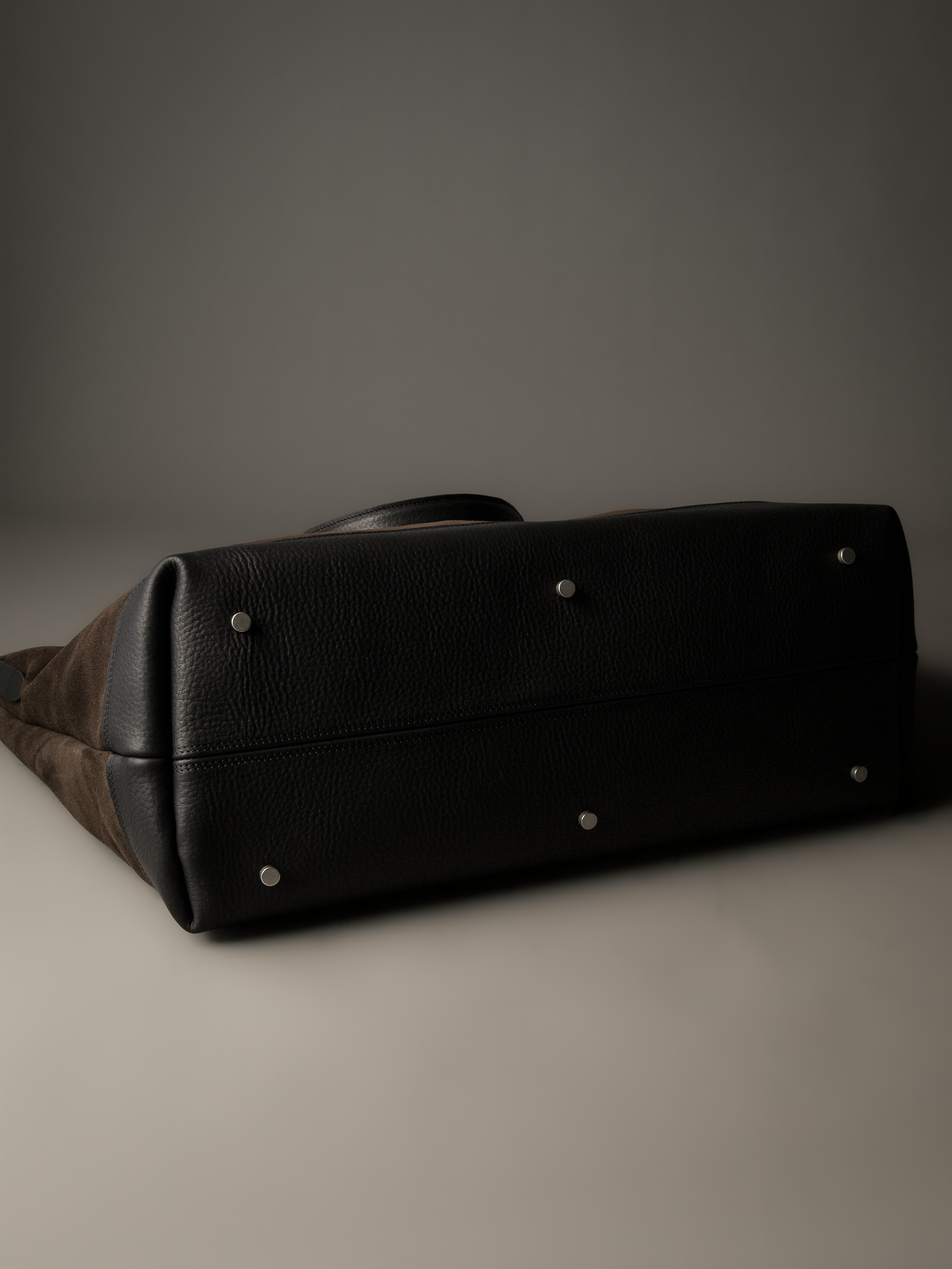 Gramercy Brown Suede Weekender Bag