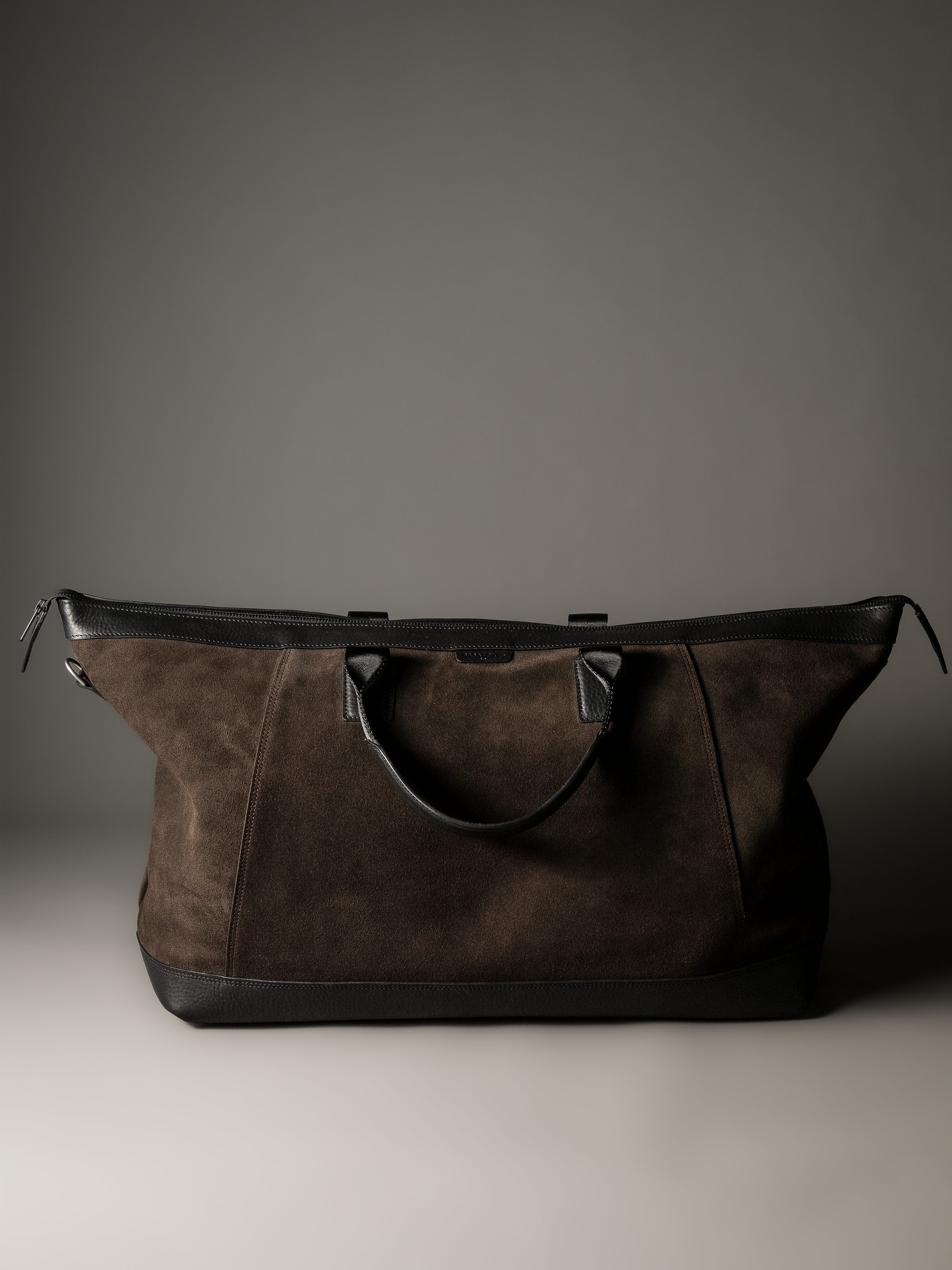 Gramercy Brown Suede Weekender Bag