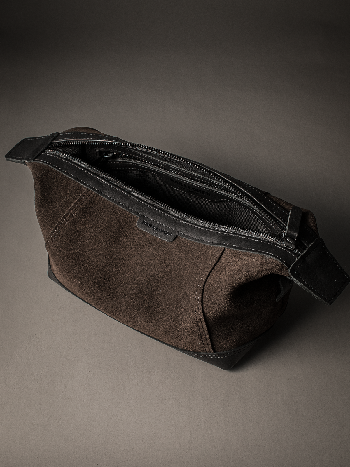 Ballenger Travel Case - Brown Suede