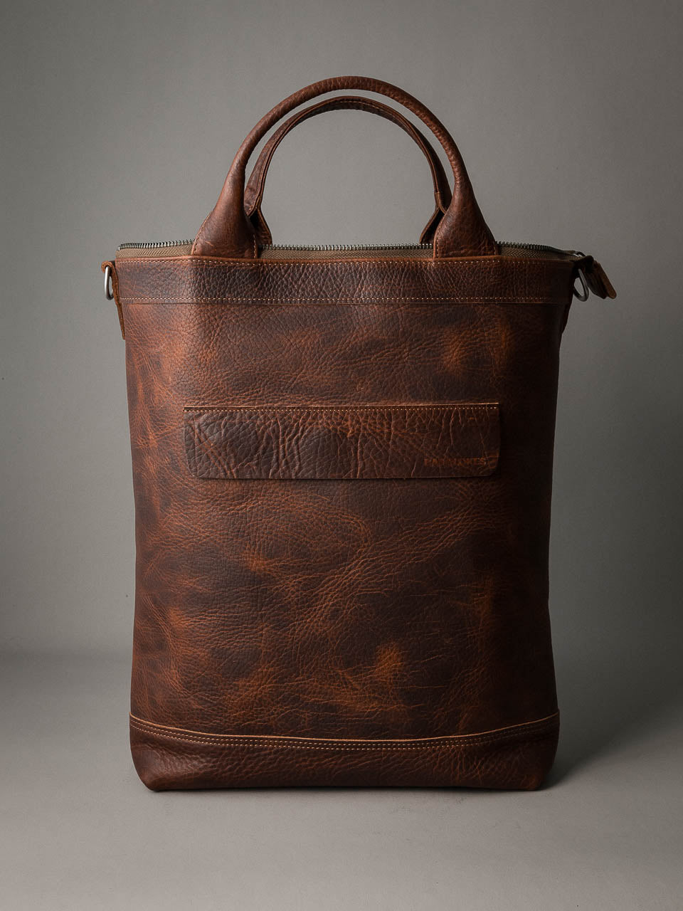 Lennox Tote Bag - Burgundy Leather