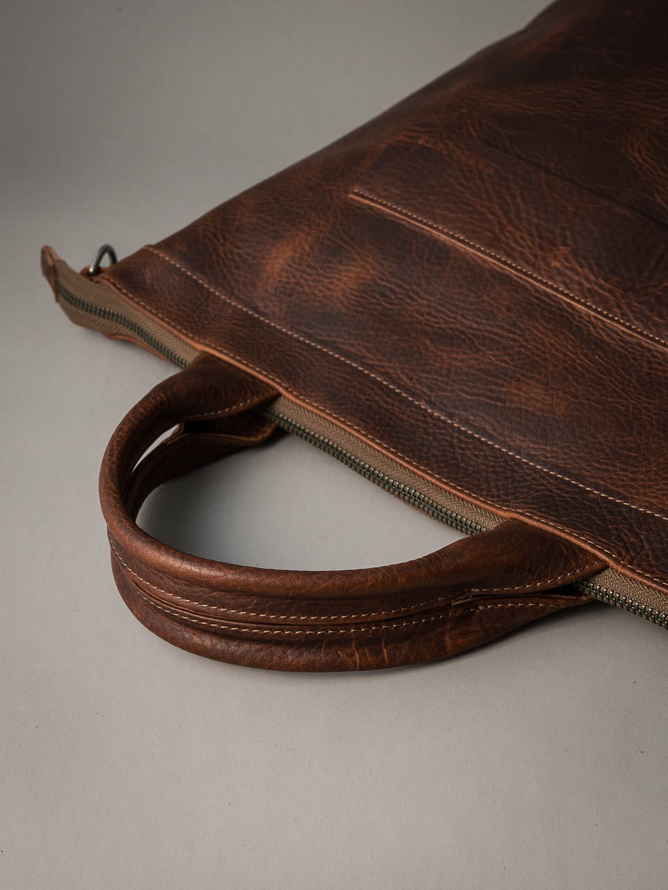 Lennox Tote Bag - Burgundy Leather