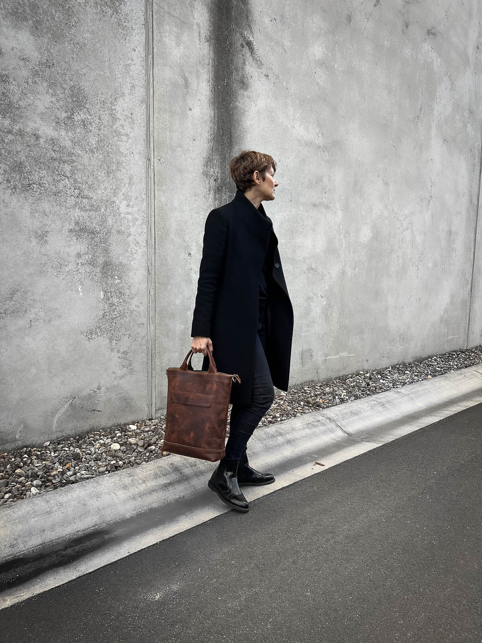 Lennox Tote Bag - Burgundy Leather