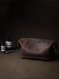 Ballenger Travel Case - Burgundy Leather