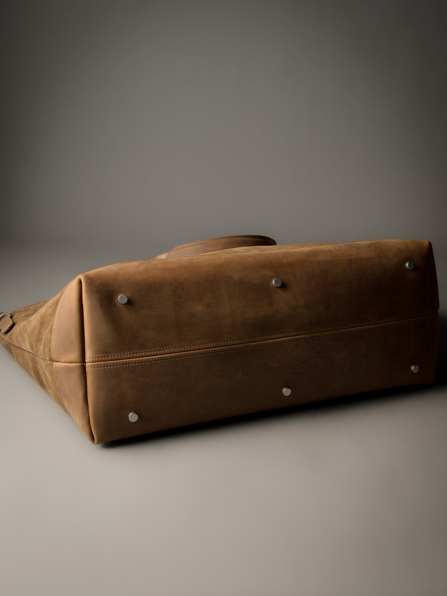 The  Gramercy Weekender Bag - Camel Tan Suede