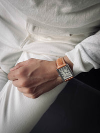 "Underwood" Natural Vintage Padded Leather Watch Strap