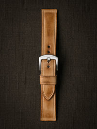 "Gallagher" Natural Vintage Leather Watch Strap