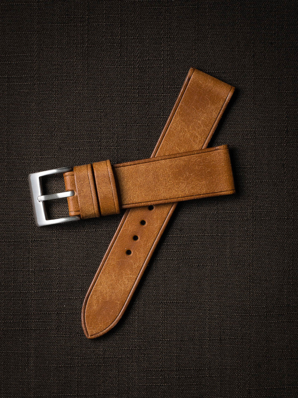 "Graham" Butterscotch Leather Watch Strap
