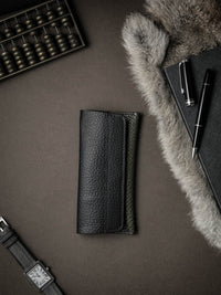 Lex Watch Pouch - Olive Green Leather