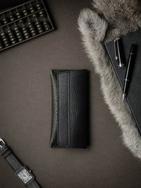 Lex Watch Pouch - Olive Green Leather