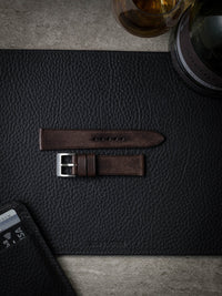 "Jeff" Vintage Brown Leather Watch Strap