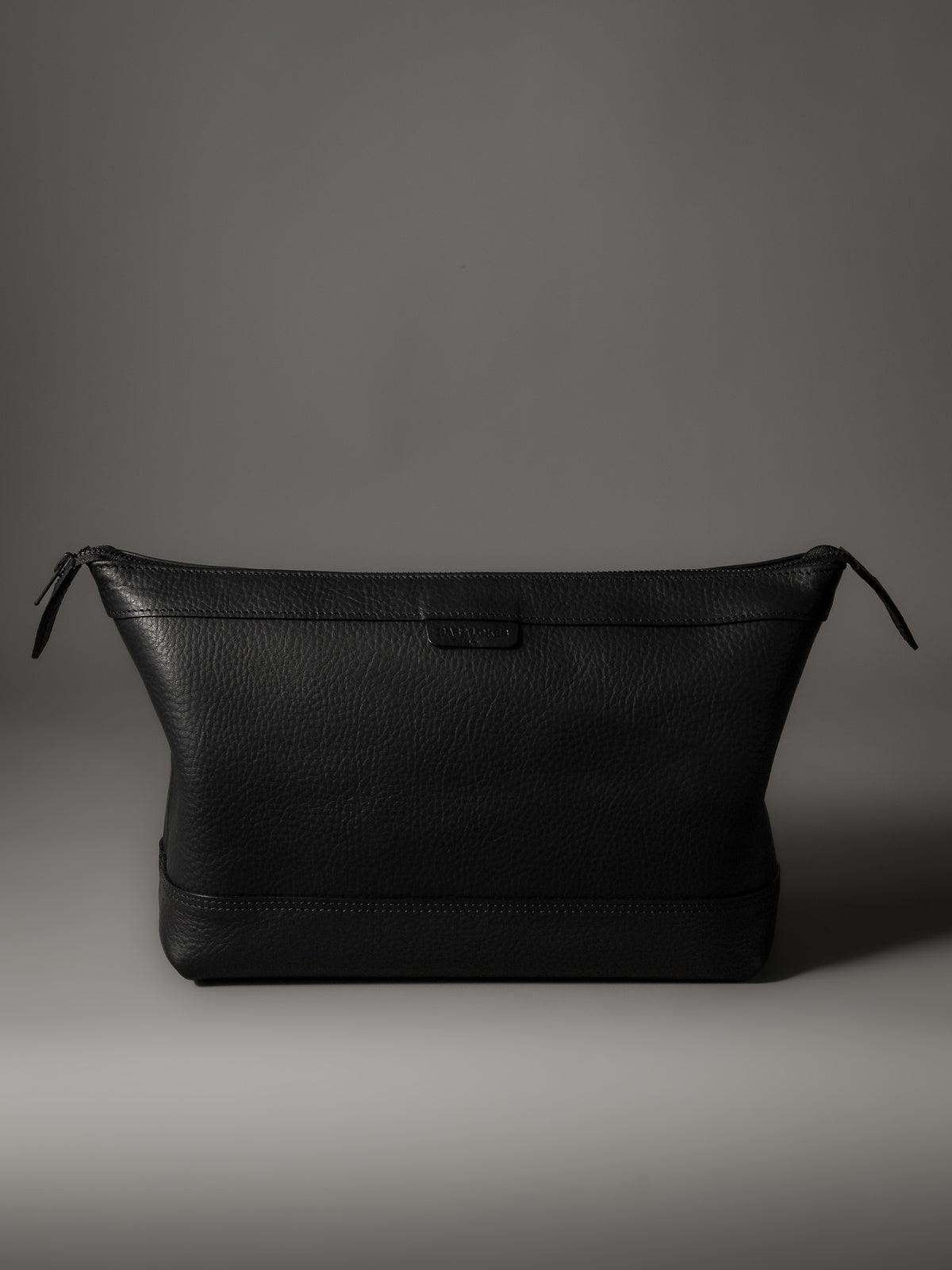 The Ludlow Travel Organizer Bag - Black Leather