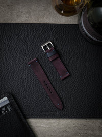 "Rockwell" Royal Purple Leather Watch Strap