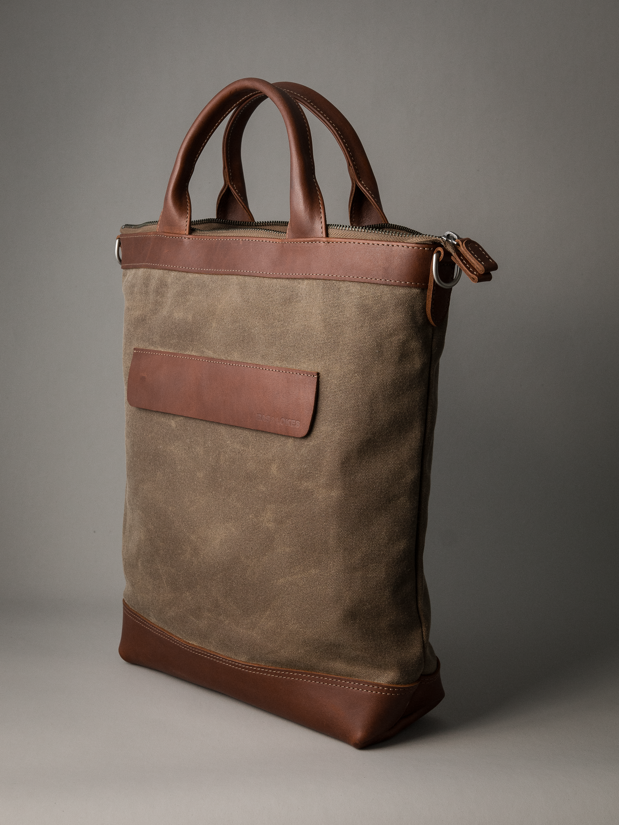 Lennox Tote Bag - Canvas Tan (Last Piece)