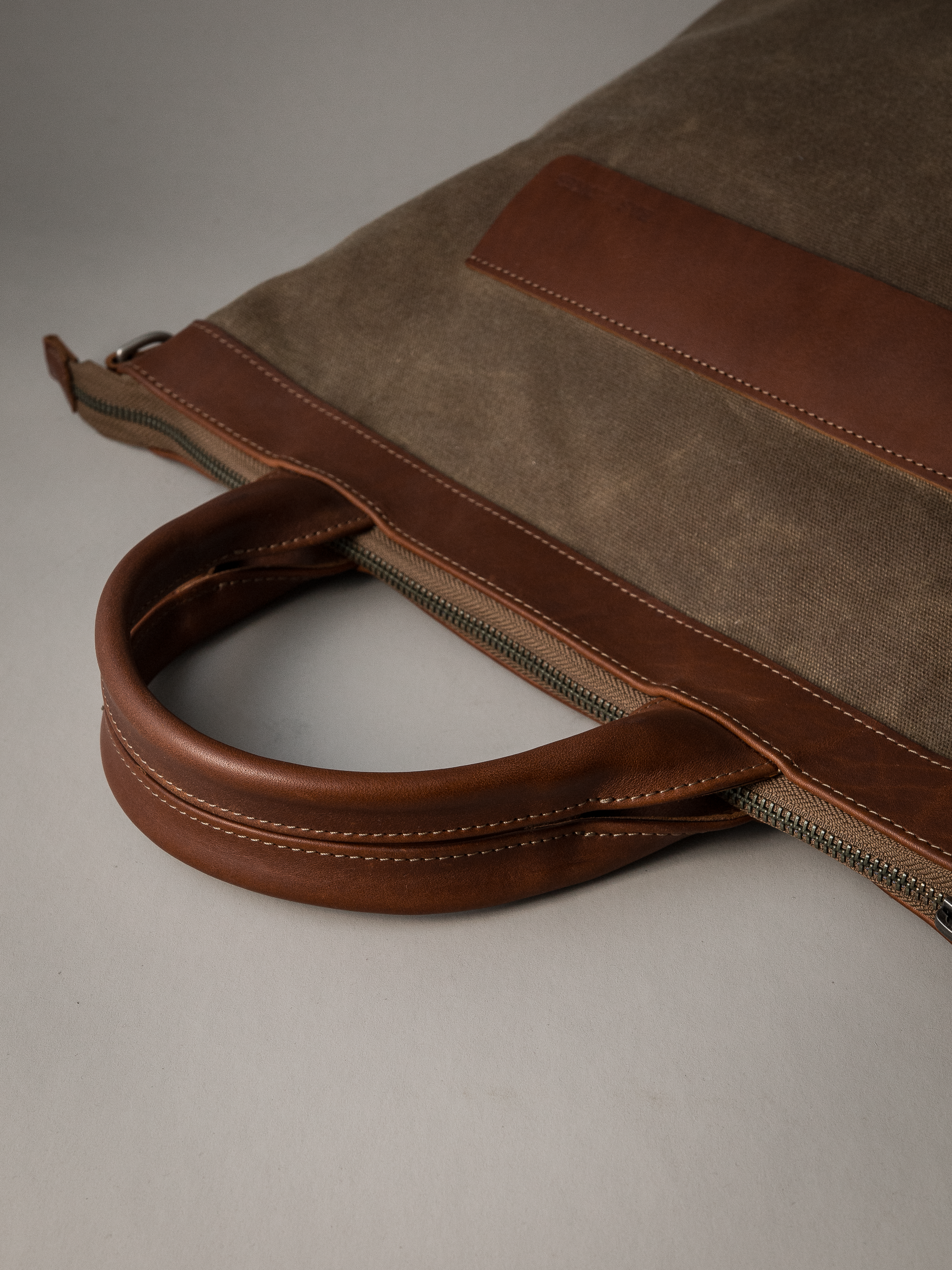 Lennox Tote Bag - Canvas Tan (Last Piece)