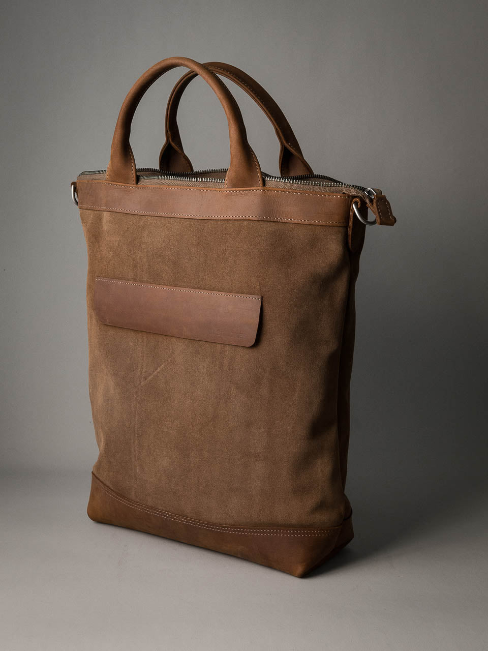 Lennox Tote Bag - Camel Tan Suede