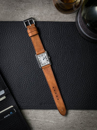 "Astor" Butterscotch Leather Watch Strap