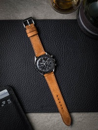 "Taylor" Butterscotch Leather Watch Strap