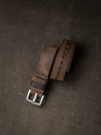 "Trufit" Leather Single Pass Watch Strap