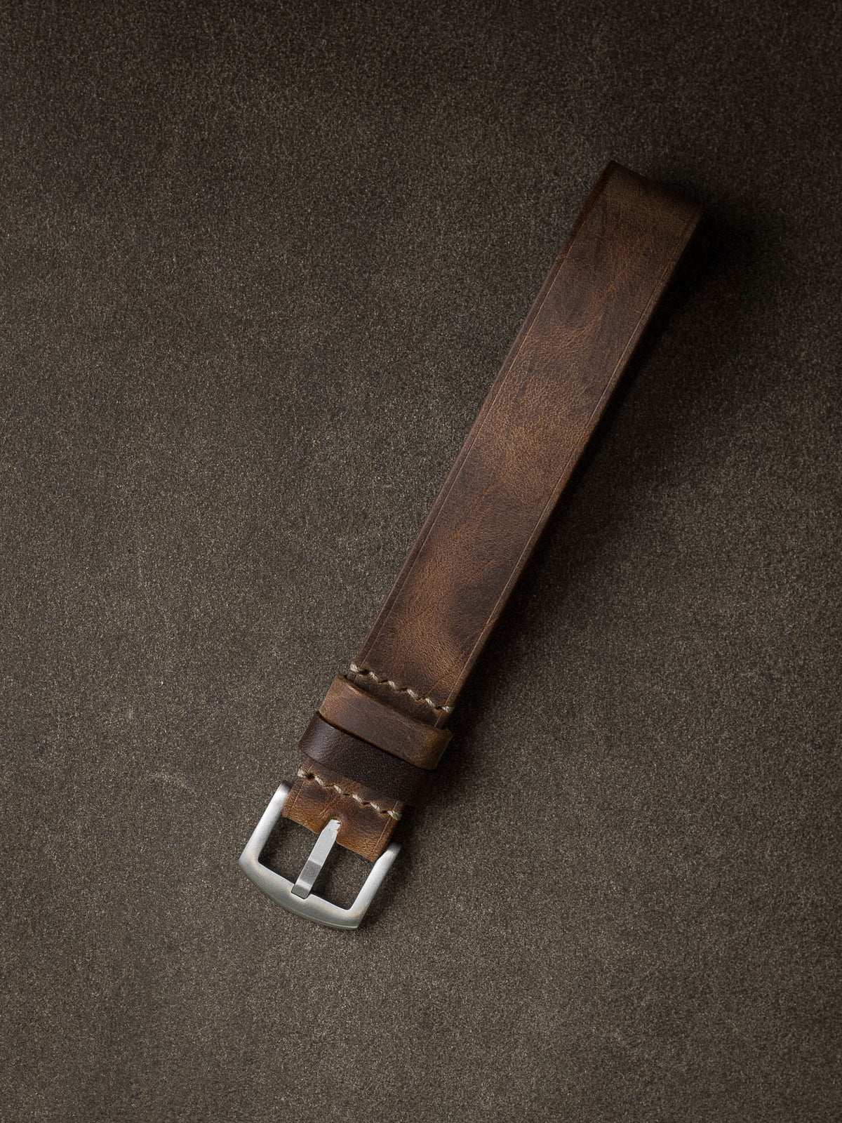 "Trufit" Leather Single Pass Watch Strap