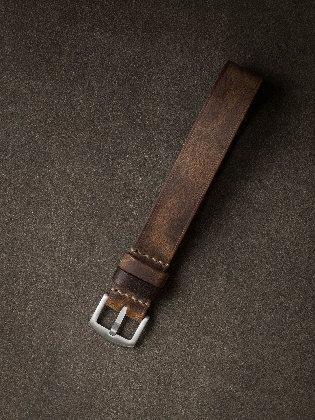 "Trufit" Leather Single Pass Watch Strap