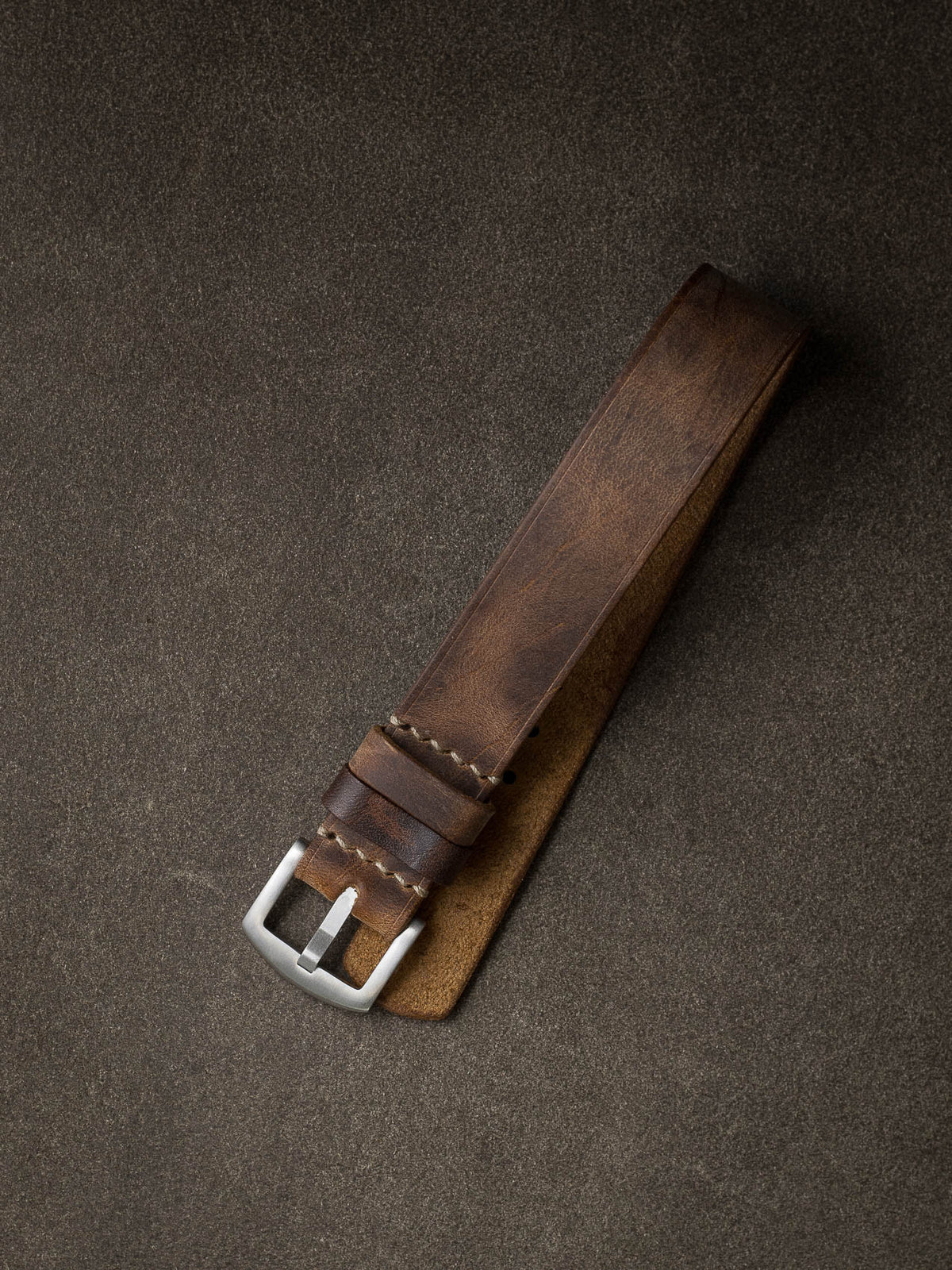 "Trufit" Leather Single Pass Watch Strap
